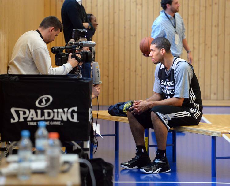 Danny Green davanti alla telecamera (NBA/Getty Images)